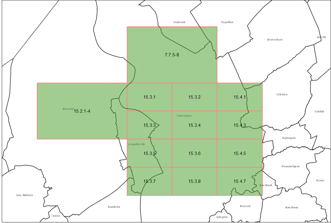 Gebieden GMKaart Antwerpen